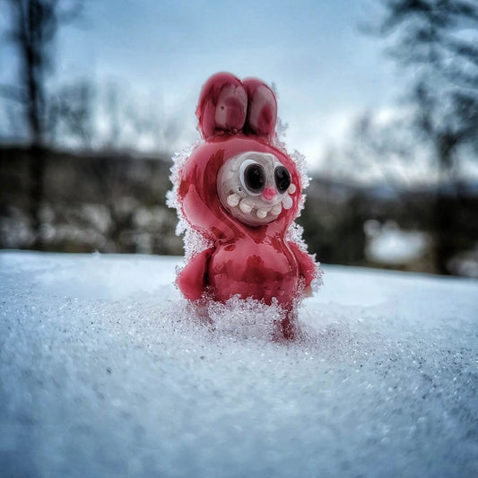 "Lychee Lapufpuf" Pivot Tip By Tammy Baller Glass