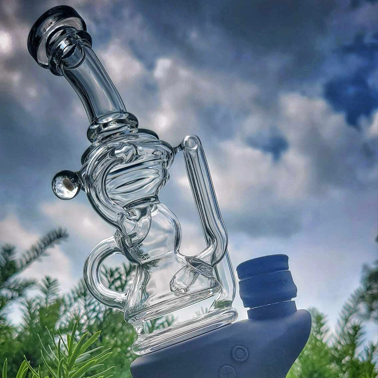 "Mini Recycler 2.0" Focus.V Attachment By Iridescent Glass