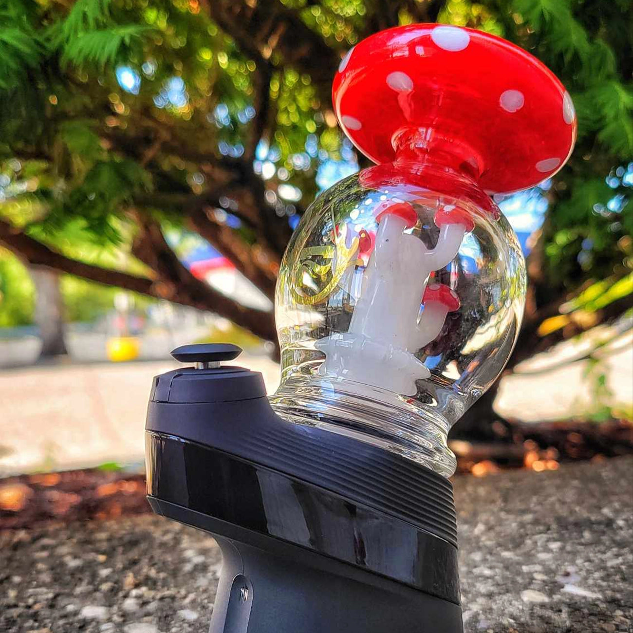 "Mushroom Mayhem" Puffco Attachment By Pulsar Glass