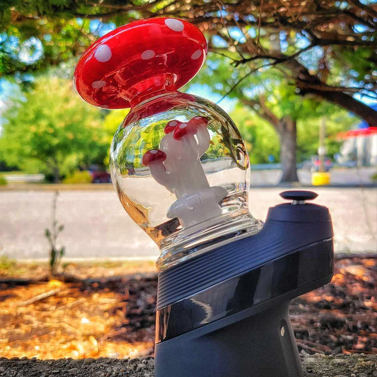 "Mushroom Mayhem" Puffco Attachment By Pulsar Glass