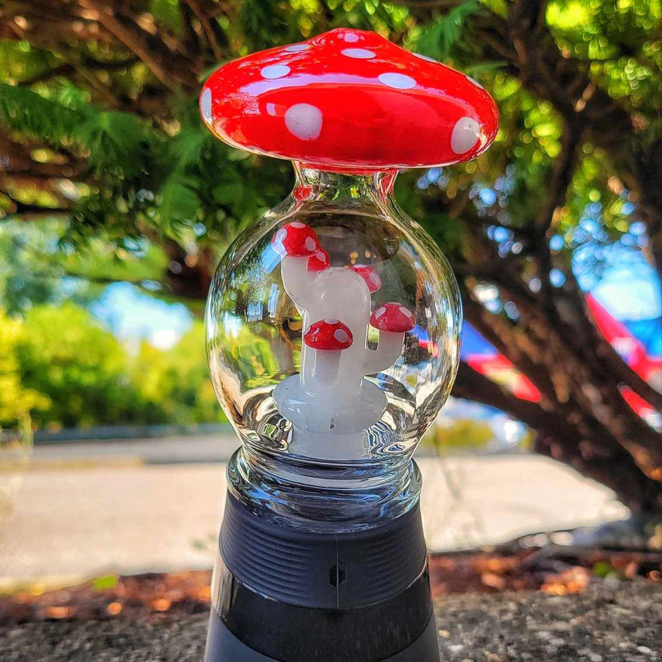 "Mushroom Mayhem" Puffco Attachment By Pulsar Glass