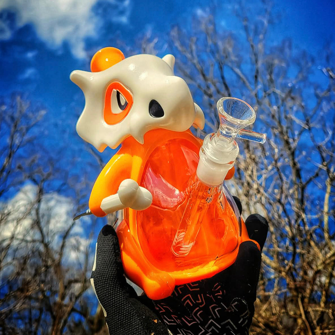 "Orange Cubon" Waterpipe