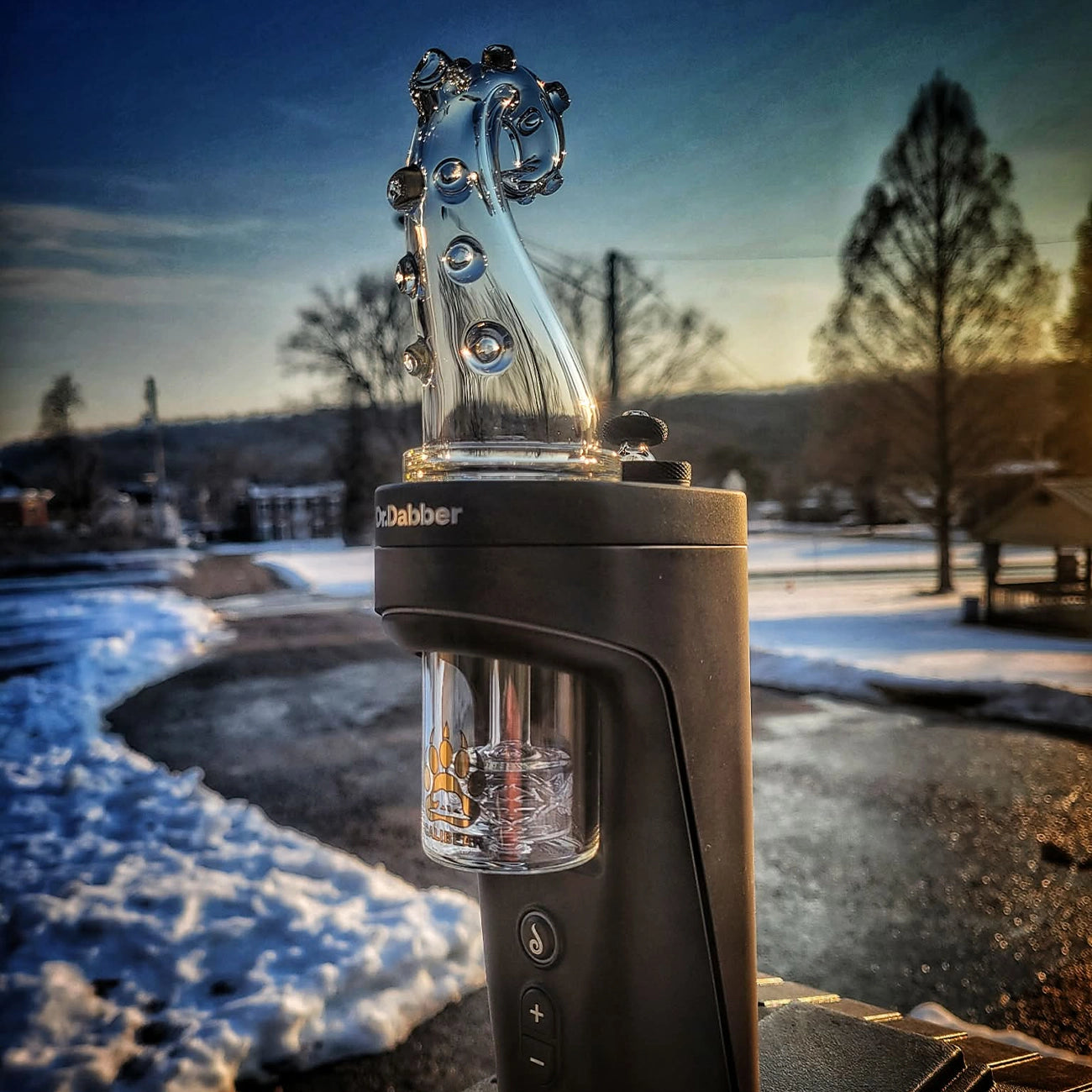 "Octopus Tentacle" Dr. Dabber Switch 2 Attachment By Calibear Glass