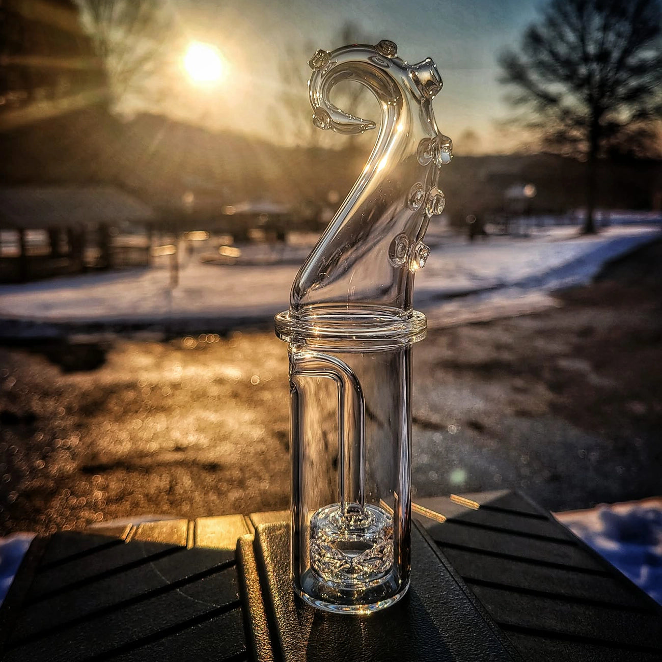 "Octopus Tentacle" Dr. Dabber Switch 2 Attachment By Calibear Glass