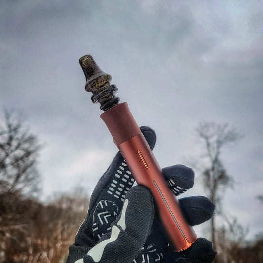 "Dichroic Bullet" Puffco Pivot Tip By Pulsar Glass