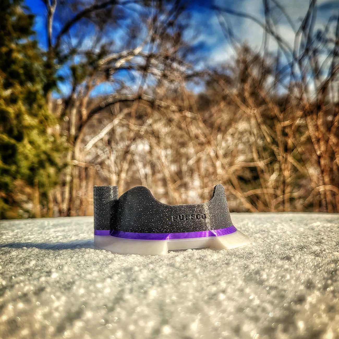 "Purple Galaxy" Puffco Stabilizing Base By Derek Holtzapfel