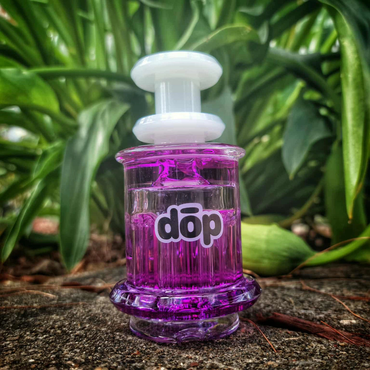 "Purple Glycerin Chugger" Puffco Attachment By Dop Glass