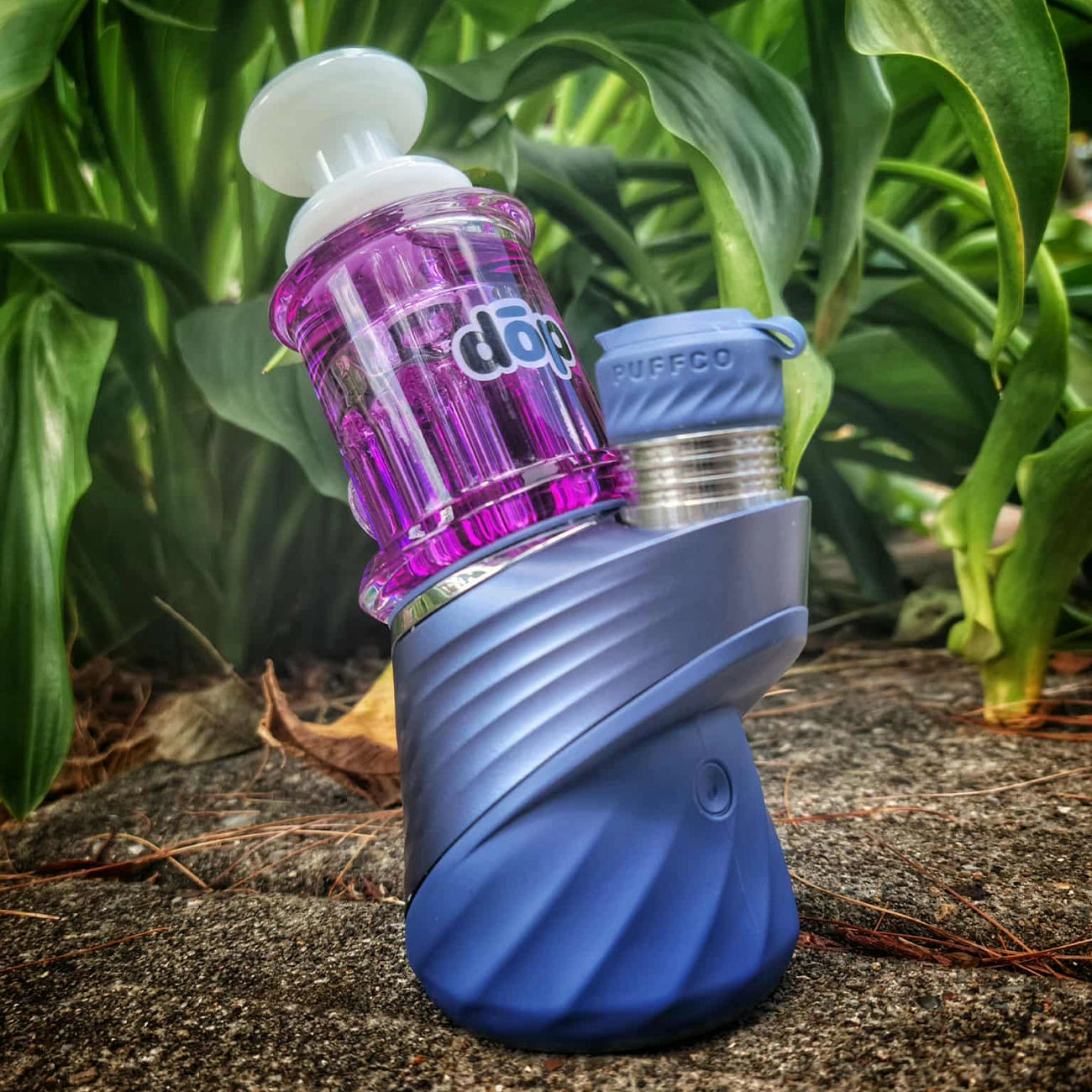 "Purple Glycerin Chugger" Puffco Attachment By Dop Glass