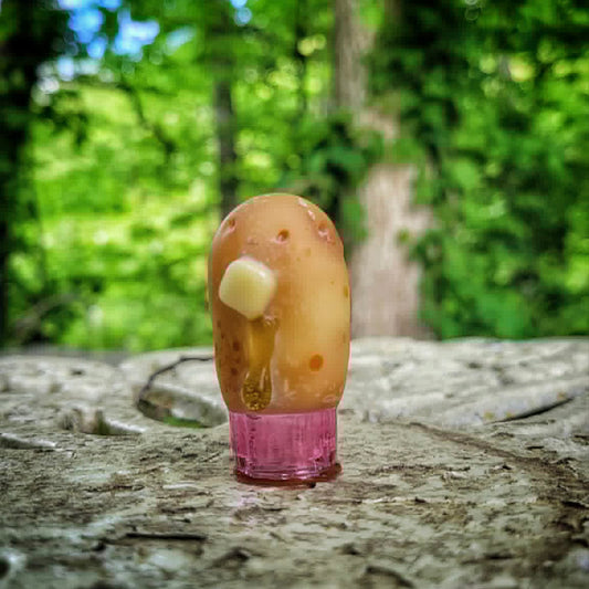 "#2 Butter Potato" Dr. Dabber Ghost 2 Top By Alec Blows Glass