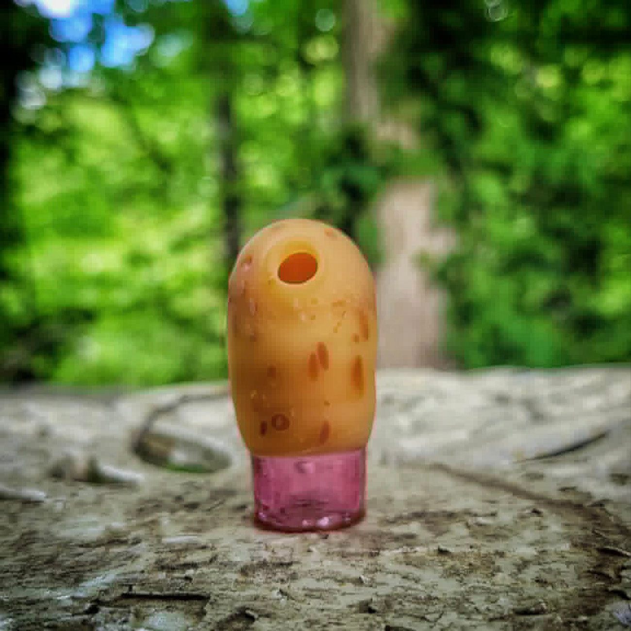 "#2 Butter Potato" Dr. Dabber Ghost 2 Top By Alec Blows Glass
