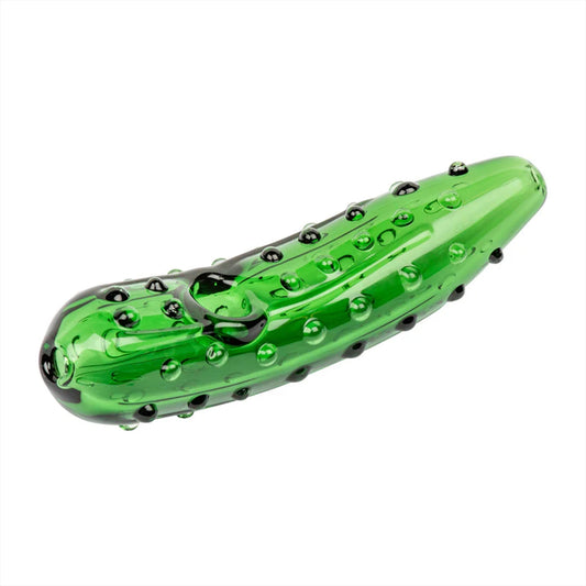 "4.5 Pickle" Hand Pipe By Red Eye Glass
