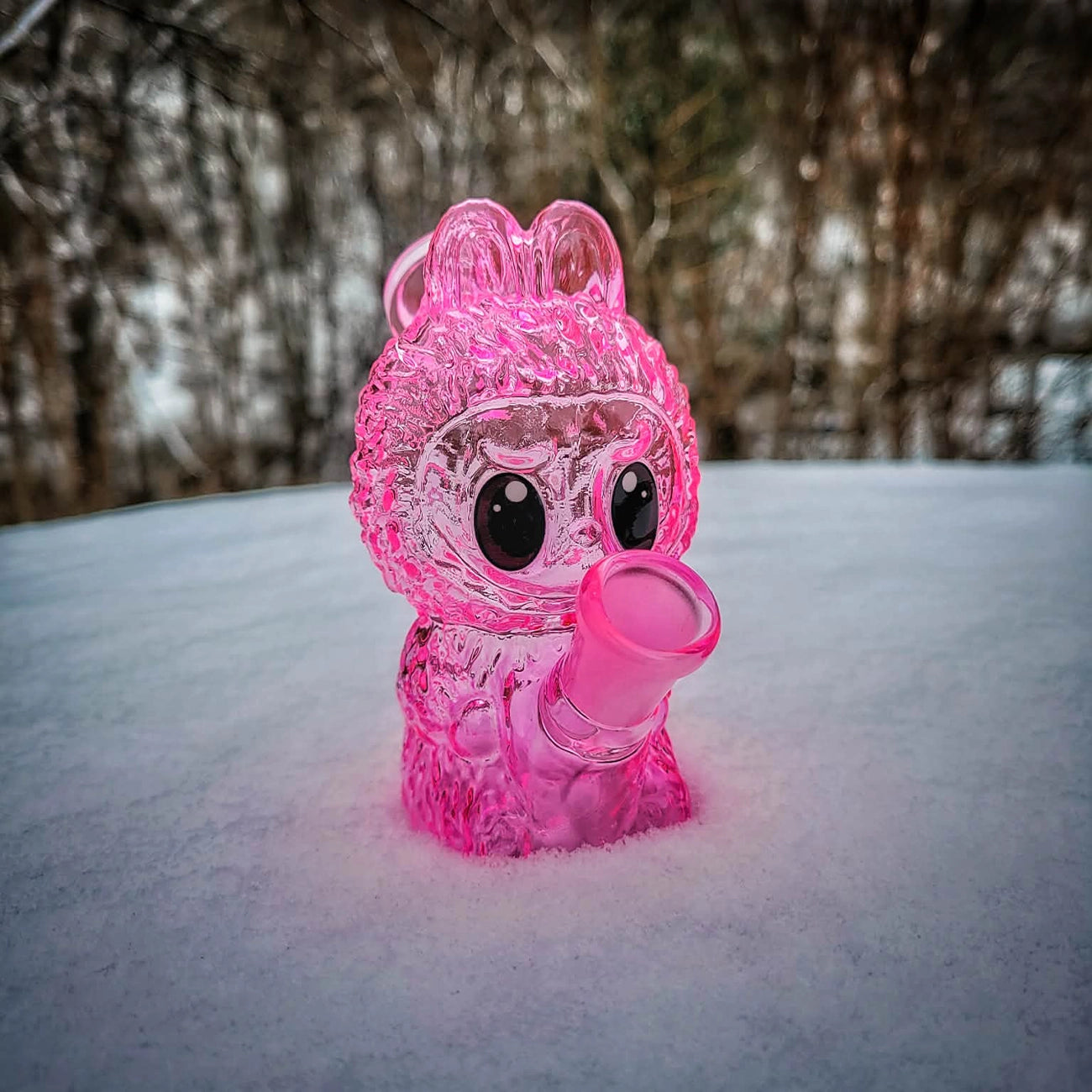 "Pink Lafu" Waterpipe By Sesh Gear Glass