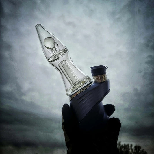 "Lava Lamp" Puffco Attachment By Greek Glass