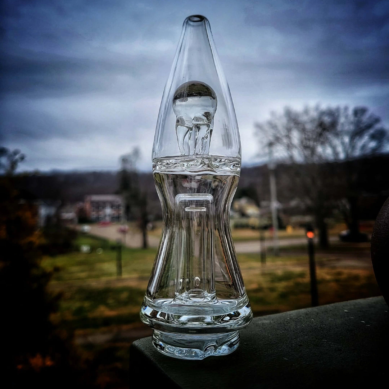 "Lava Lamp" Puffco Attachment By Greek Glass