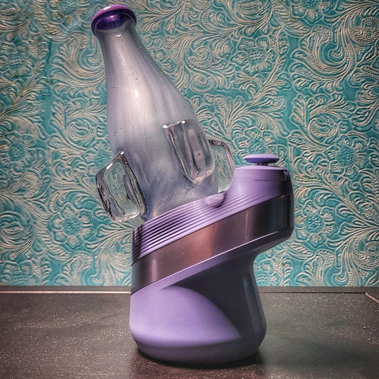"Quantum Nuka Cola UV" Puffco Dry Top By Alec Blows Glass