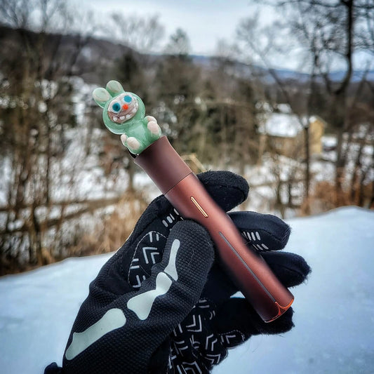 "Ququ Lapufpuf" Pivot Tip By Tammy Baller Glass