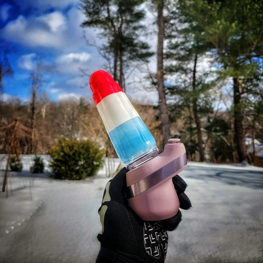 "Bomb Pop #1" Puffco Attachments By Soul Masta Glass