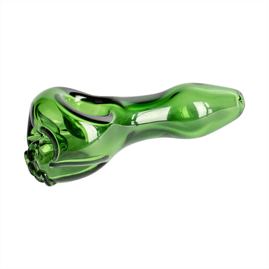 "4.25 Skull" Hand Pipe By Red Eye Glass