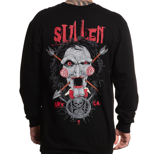 "Sawllen" French Terry Long Sleeve T-Shirt By Sullen