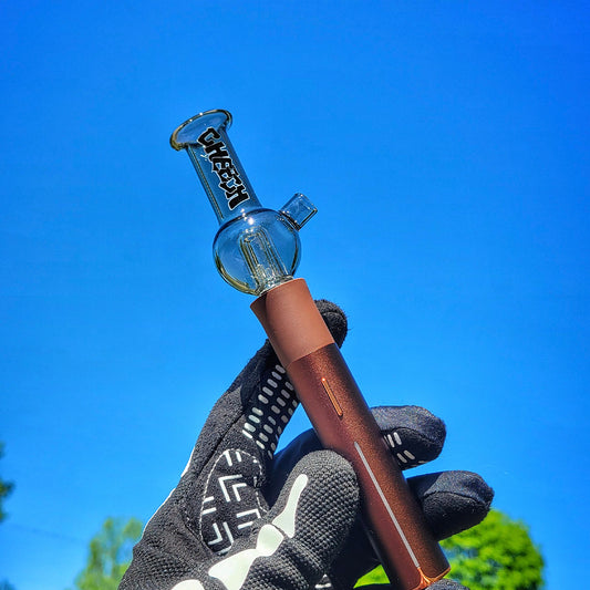 "Black Playful Beaker" Pivot Tip By Cheech Glass