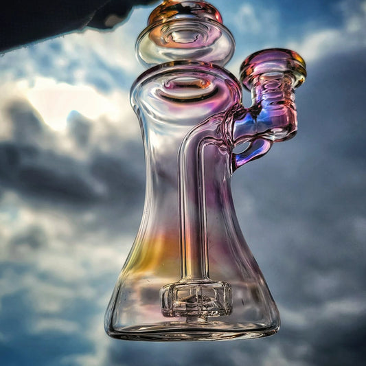 "Fumed Chugger #2" 10MM Rig By Slate Glass