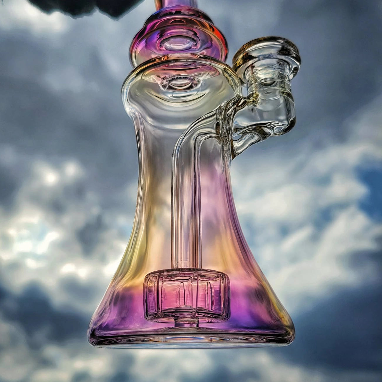 "Fumed Chugger #1" 10MM Rig By Slate Glass