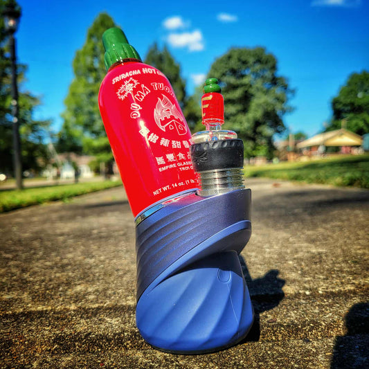 "Sriracha Bottle" Puffco Attachment By Empire Glass