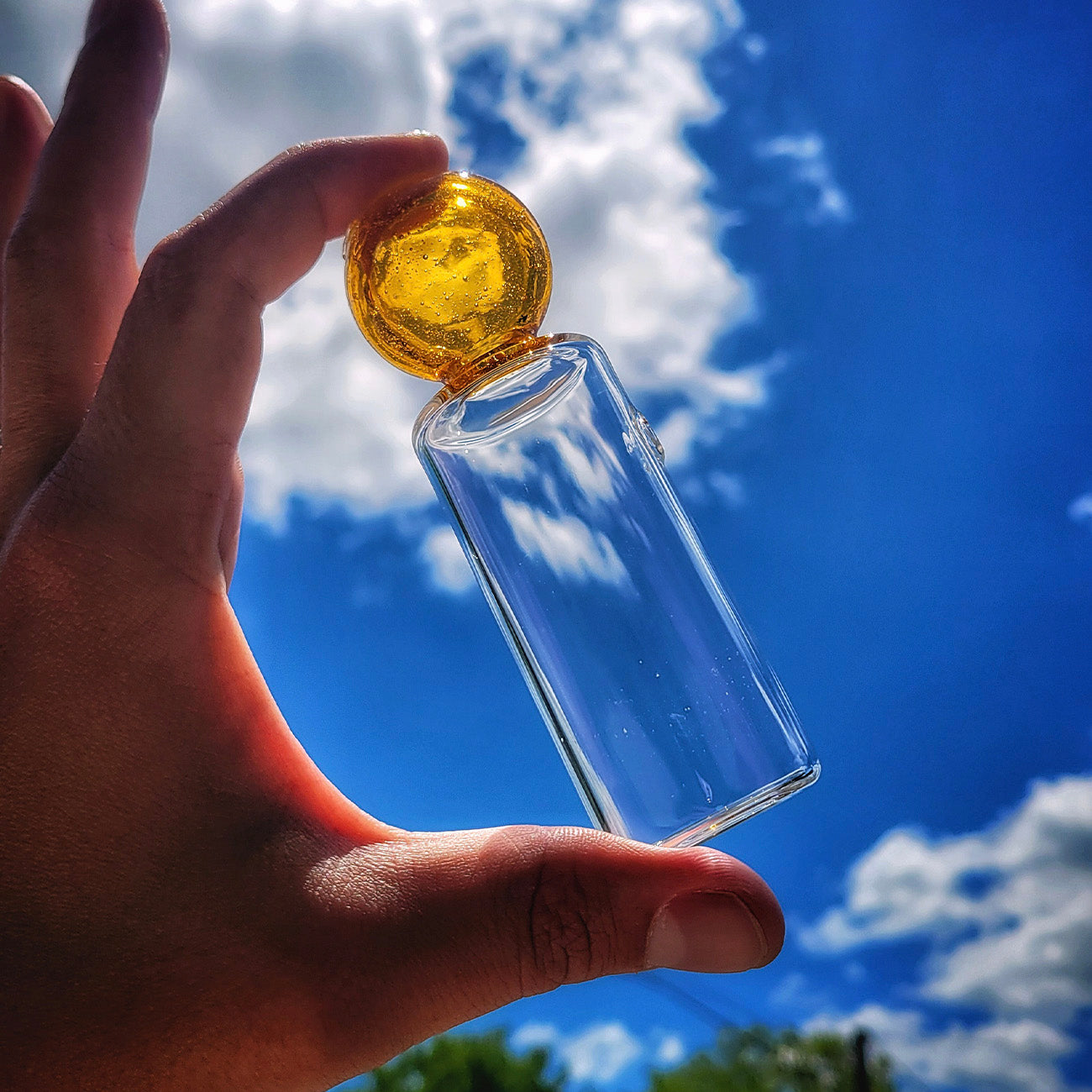 "Terp Ball" Dr. Dabber Switch Go Dry Top By Alec Blows Glass