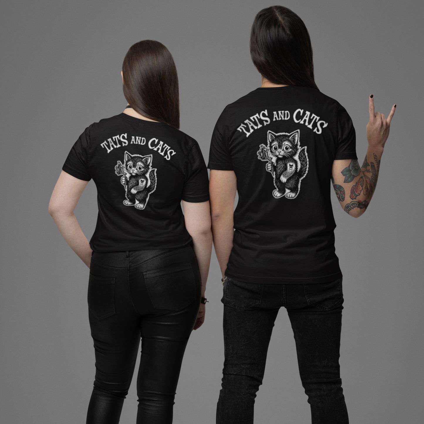 "Tats & Cats" Classic T-shirt By Cartel Ink