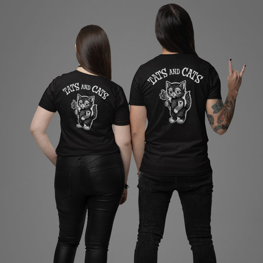 "Tats & Cats" Classic T-shirt By Cartel Ink